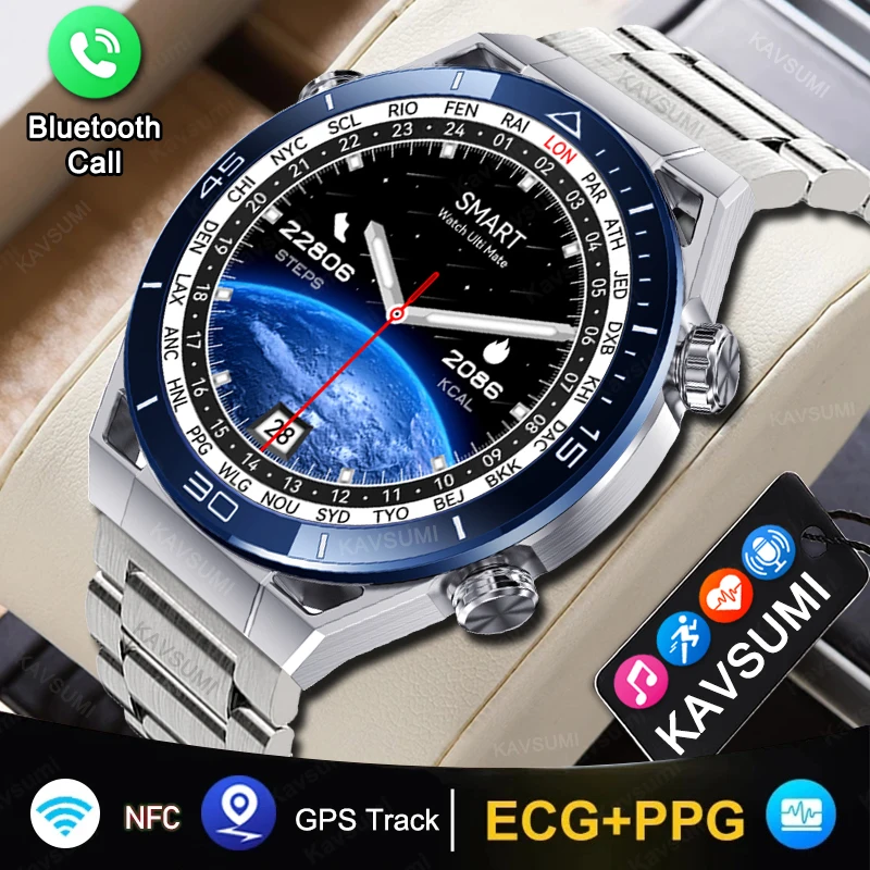 2023 For Apple Series 9 Watch PK HELLO WATCH 3 Smart Watch Men Compass GPS  Sports Watches Women NFC IP68 Waterproof Smartwatch - AliExpress