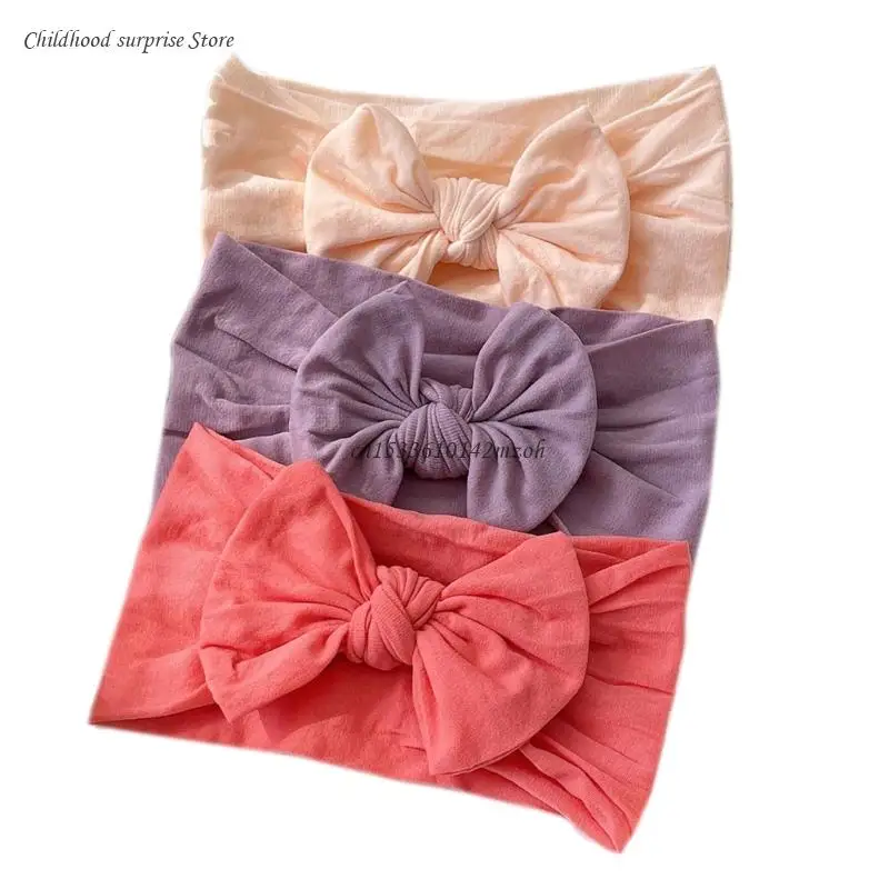 Bowknot Hairband Baby Turban Headband Set for Newborn/Girls/Boys/Kids Gift 3pcs Dropship