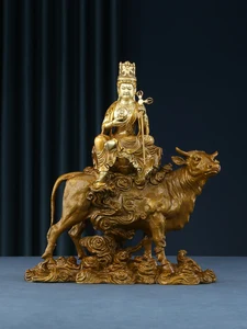 Copper Void Tibetan Bodhisattva Buddha Statue Gold Buddha Statue Home Decoration Crafts Art Ornaments