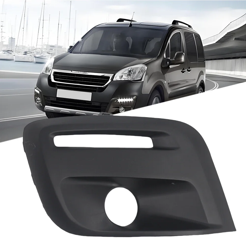 Front Bumper Fog Lamp Grille Cover 9810965777 9810965778 Fog Light Surround Cover Fit for Citroen Berlingo Peugeot Partner 15-19