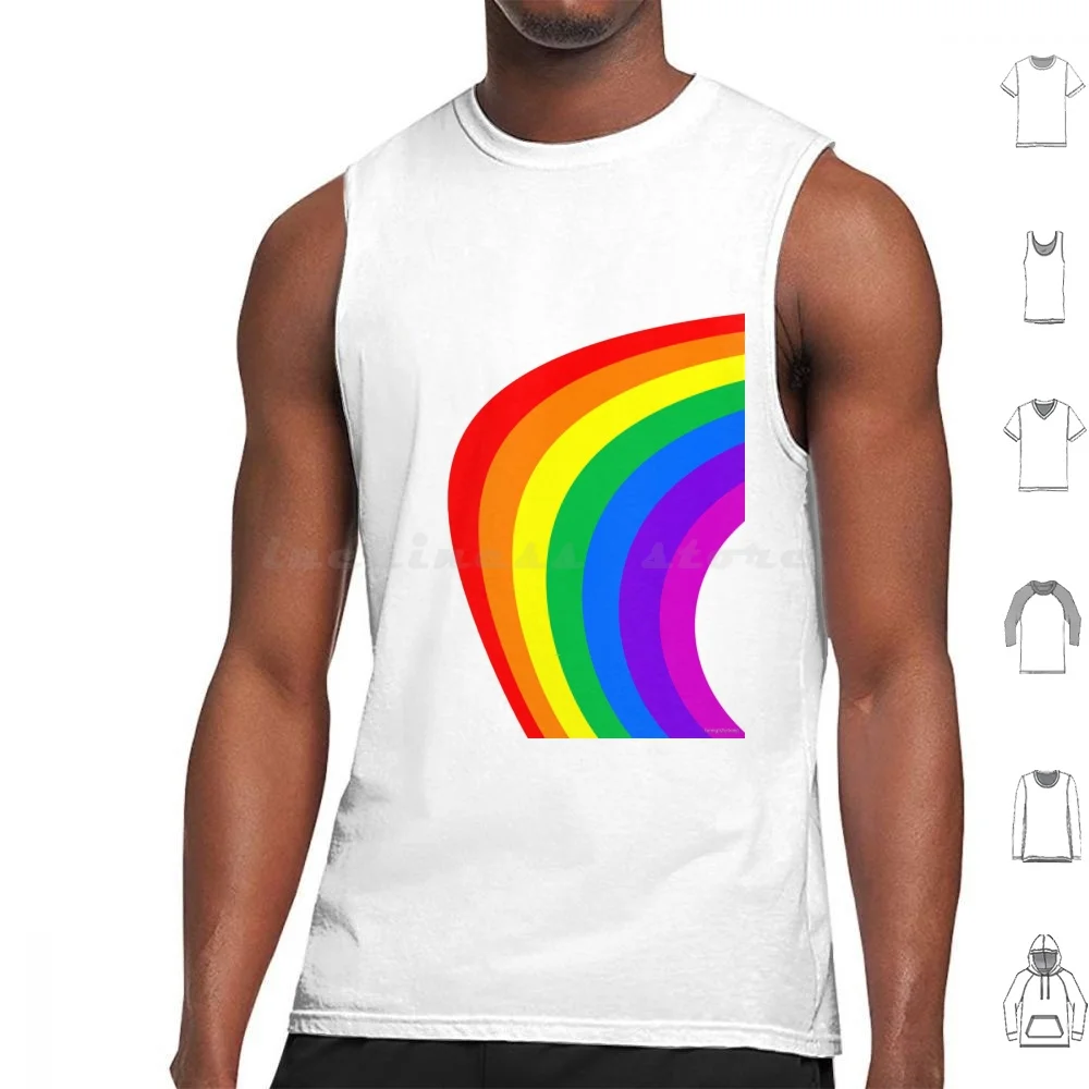 

Топ хлопковый в ретро стиле, винтажный Радужный топ с принтом в стиле ретро, 70-х, 80-х