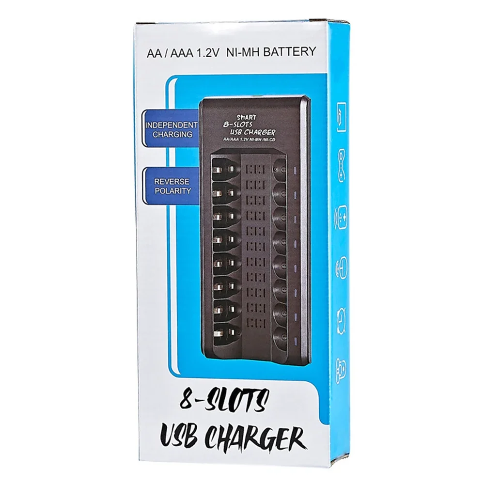 USB Electric Smart Battery Charger for AA AAA NiMH NiCd