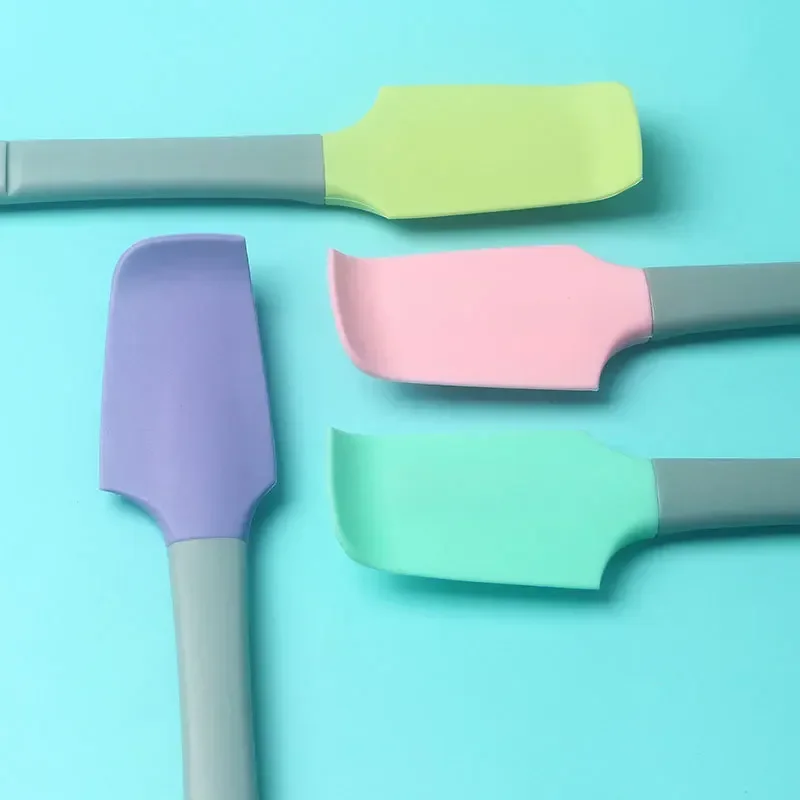 1PC Silicone Spatula Baking Scraper Brush
