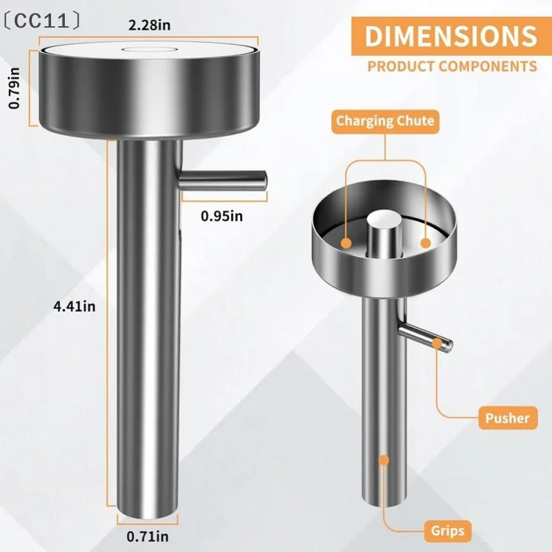 〔CC11〕Falafel Spoon With Hole Professional Stainless Steel Spoon Food Grade Non-Stick Falafel Making Tool Meatball Maker 6
