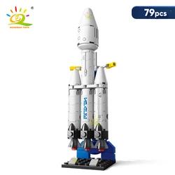 Mini Aviation Manned Rocket Building Blocks - Space Station Construction Toy (NO.96 NO box)