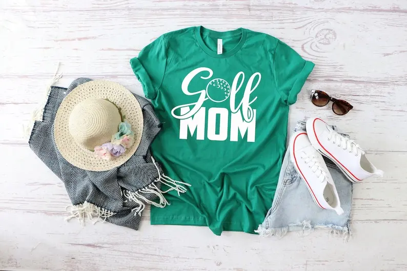 

Golf Mom T-Shirt Gift For Mom Golf Mama Mothers Day For Mom Funny Life Short Sleeve Top Tees harajuku Streetwear Drop Shipping