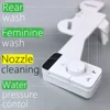 WASHERO Bidet Toilet Seat Bidet Sprayer Japanese Cover Dual Nozzle Cleaning Wc Non Electric Attachable Baday 4