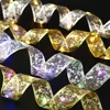 3.8CM Wide Christmas Ribbon Fairy Light Christmas Decoration DIY Bows String Light Tree Ornaments For Home Xmas Decor New Year 4