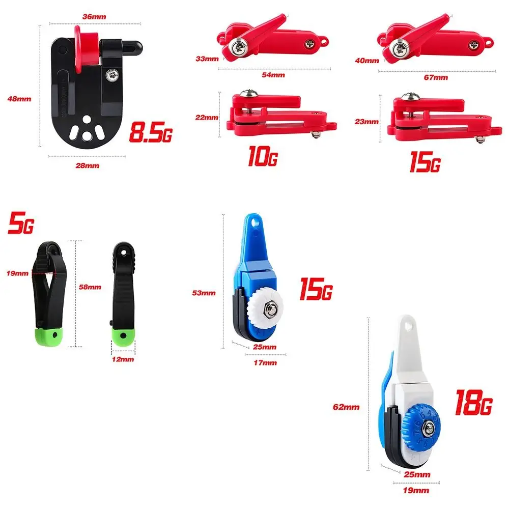 Adjustable Fishing Release Clip Offshore Heavy Tension Release Clips for Trolling Snap Release Trolling Clips Fishing