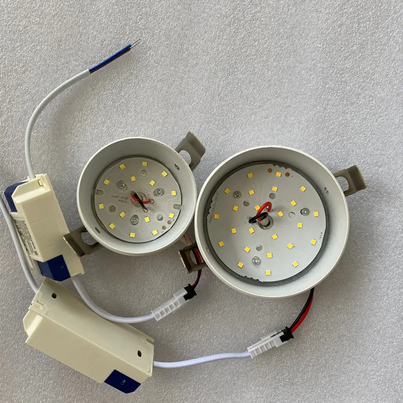 스테레오 LED 다운라이트, 조도 조절식 LED 천장 램프, LED 스폿 조명, 침실 주방 LED 매입형 도, 5W, 7W, 9W, 12W, 15W, 18W