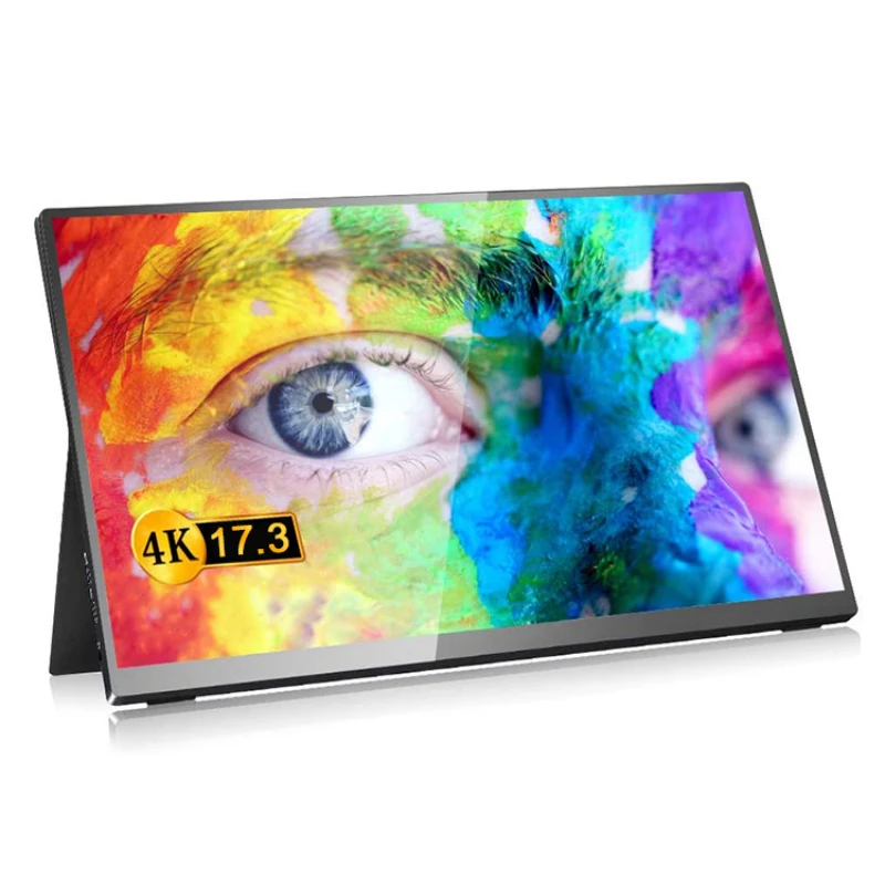 Monitor Mobile Wireless Pannello Ips 144Hz Monitor Portatile Touch Screen Da 17.3 Pollici