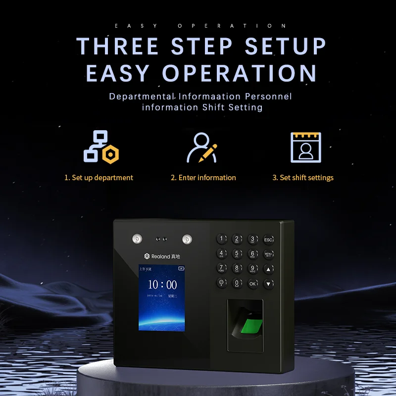 Time attendance system machine biometric face Recognition fingerprint palmprint software free USB disk drive Time Recorder