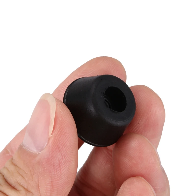 원뿔형 오목 고무 발 범퍼 패드, 블랙, 21mm X 10mm, 30 개