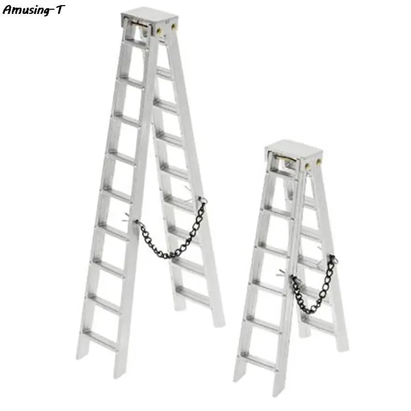 

INJORA 100MM 150MM Aluminum Mini Ladder for 1:10 RC Rock Crawler Axial SCX10 90046 D90 D110 TAMIYA CC01 Traxxas TRX-4