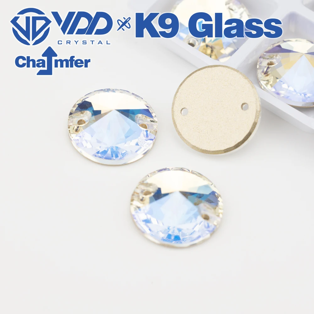 K9 Glass Sew On Rhinestones Crystal FlatBack Sewing Stones DIY Garment Wedding Dress