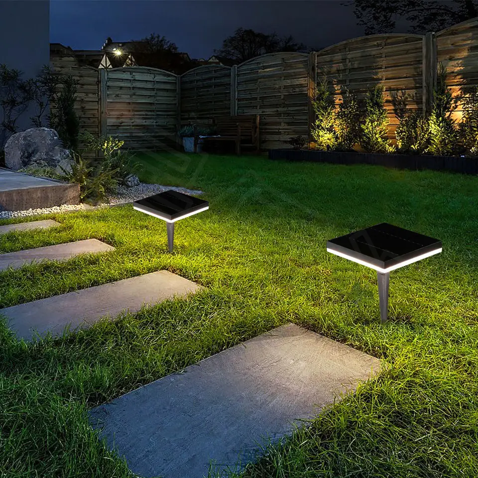 Mancra Paquete De 8 Luces Solares Para Exteriores, Luces Solares Brill
