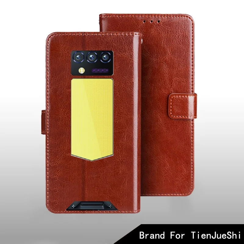 Premium Flip Business Leather Case with Magnetic Stand - Elegant Phone Accessory