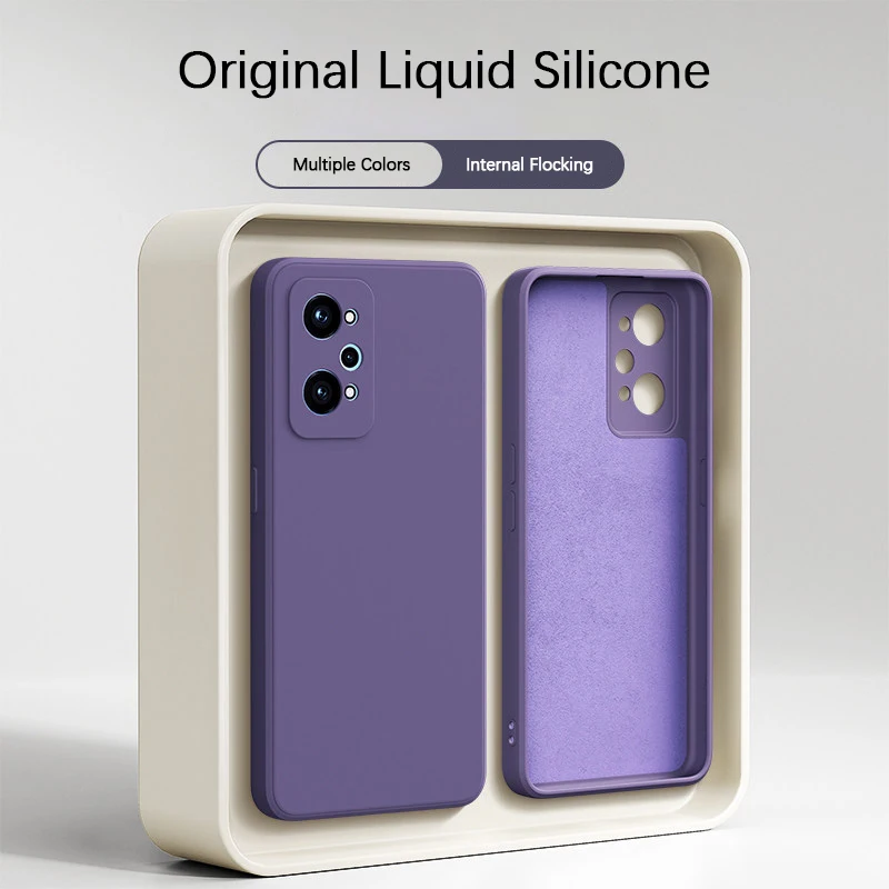 Enhanced Liquid Silicone Phone Case - Soft Candy Back Cover