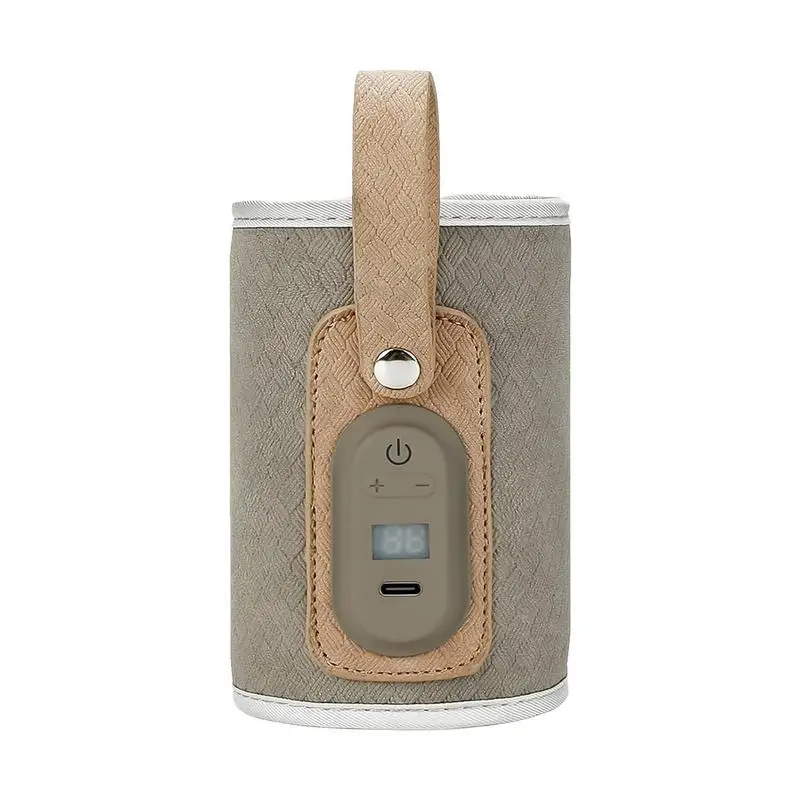 

Подогреватель для бутылок для грудного молока с цифровым дисплеем, переносной подогреватель для детских бутылок с USB-разъемом для путешествий