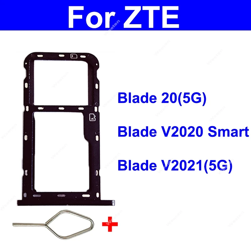 Лоток для Sim-карты ZTE Blade 20 Blade V2020 умное лезвие V2021
