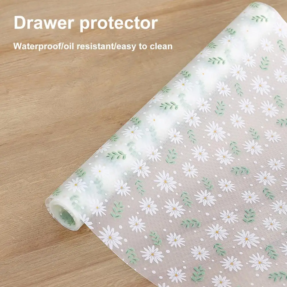 

Kitchen Supplies Waterproof Eva Shelf Liner Non-adhesive Slip Resistant Mat for Kitchen Cabinet Drawers Durable Solution Drawer