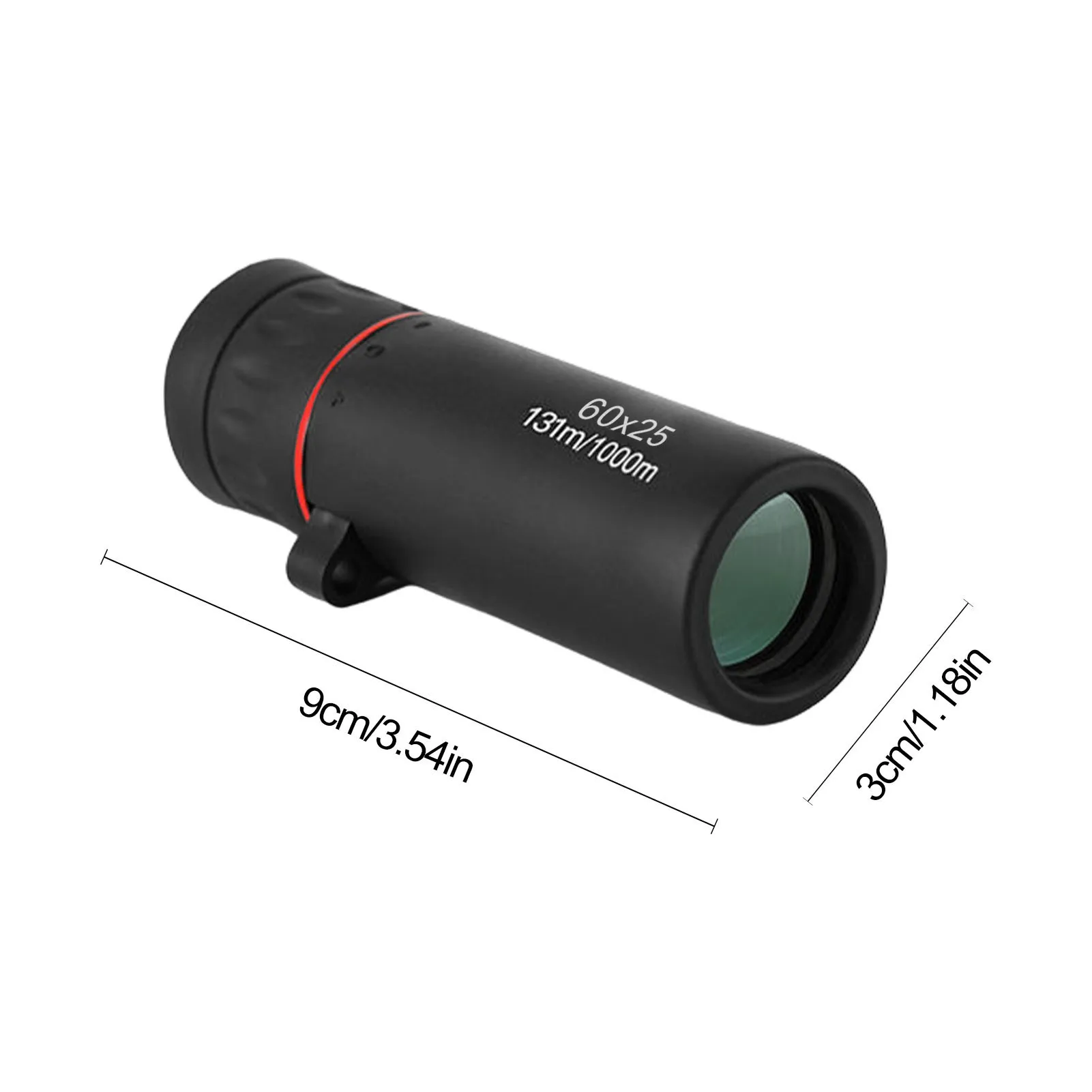 Compact Monocular Small Handheld Telescope 60 X 25 Focus Monoscope For Adults Kids High Definition With Cleaning Cloth Bird 6