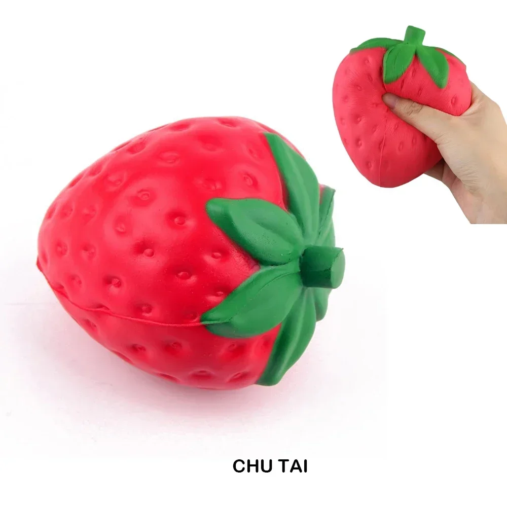 Strawberry Scent Squishy Slow Rising Anti-stress Toys Children Squeeze Squishy Toys Birthday Gift Holiday Gift Strawberry Decor