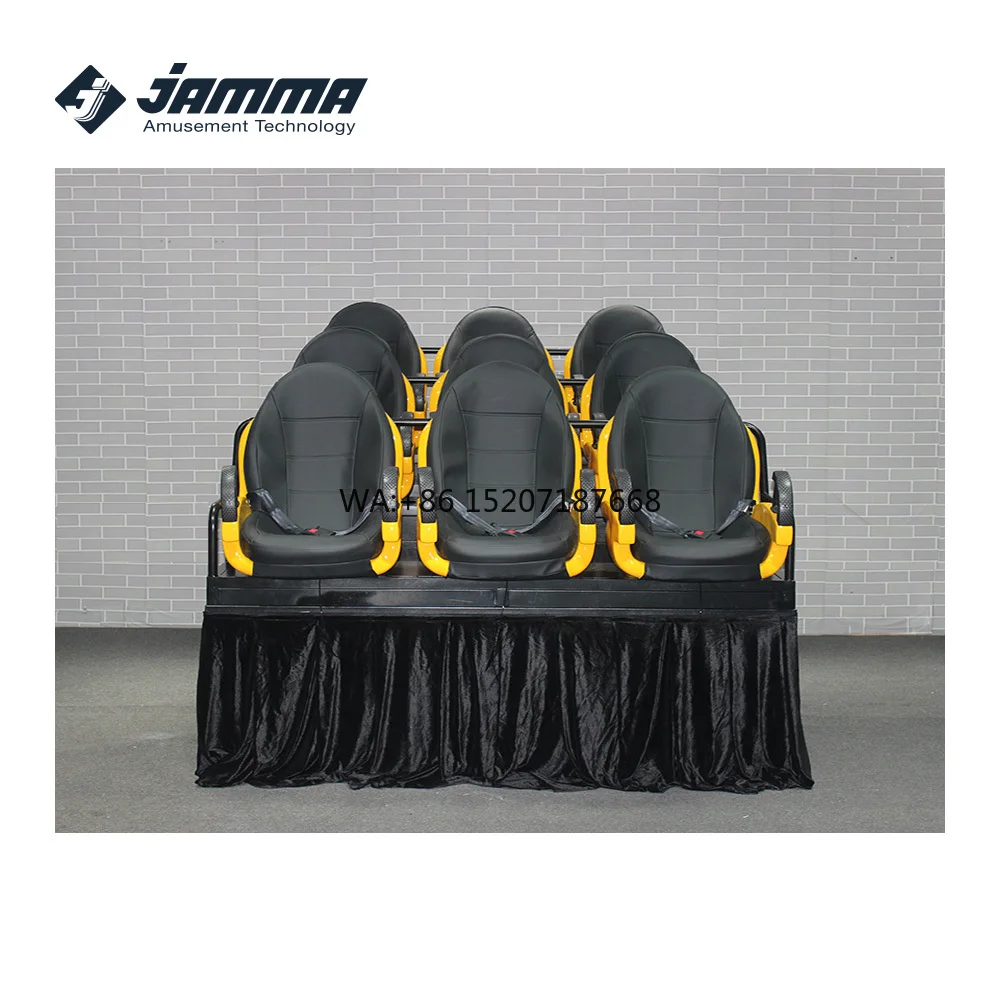 Simulatore di cavalli di divertimento 5d 6d 7d Motion Cinema Home Theater 5d 7d 9d 12d Cinema Sistema idraulico ed elettrico con film 3d