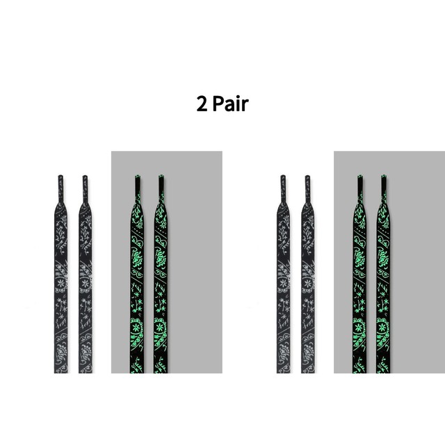 Luminous Shoelaces Flat Sneakers Canvas Shoe Laces Glow In The Dark Night Color Fluorescent Shoelace 120/140/160cm