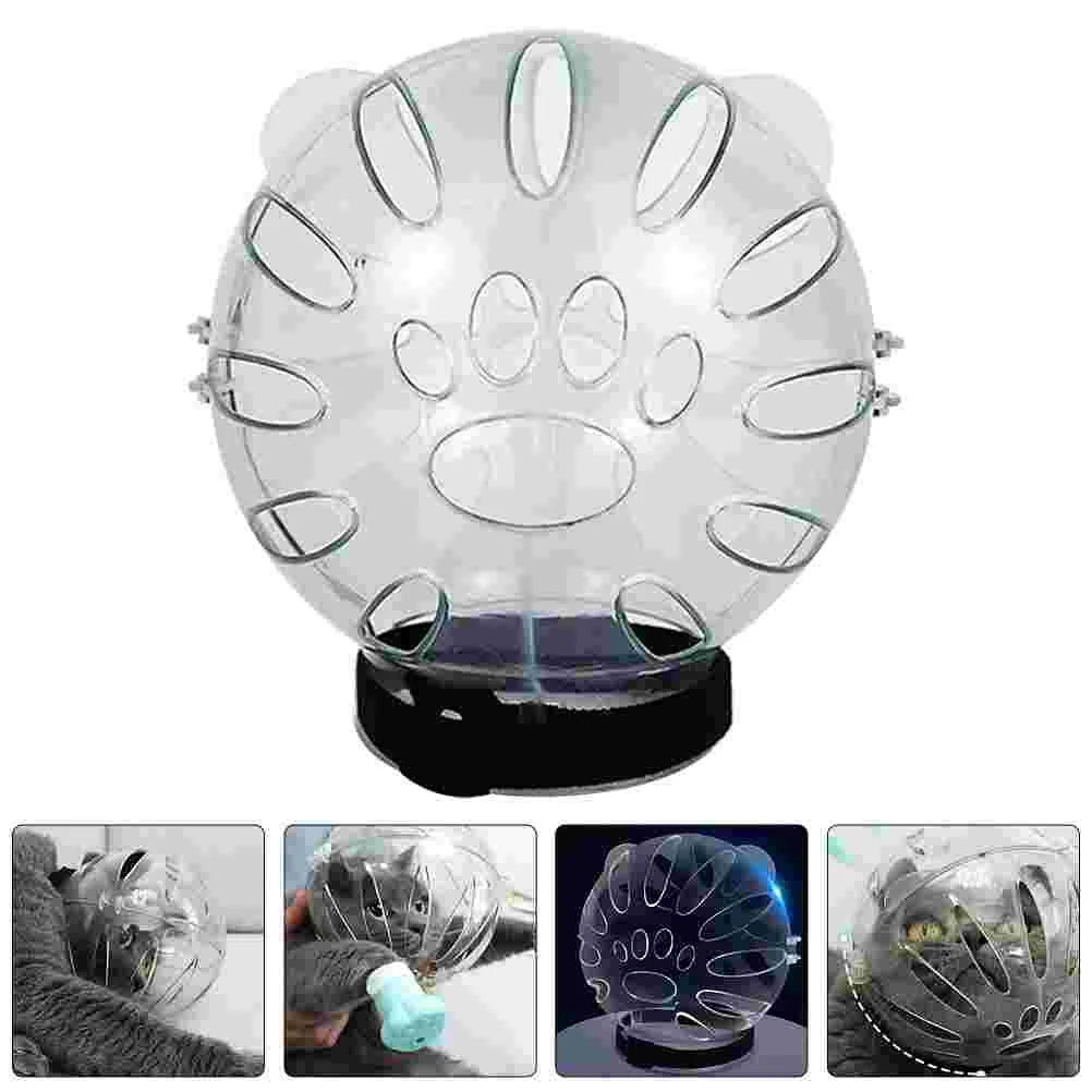 Soft Abs Cat Hood For Surgery Recovery Clear Kitten With Large Space Wide View Pet Products Feline Accessories Dog Treats