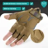 Cycling Half Finger Gloves Outdoor Tactical Airsoft Combat Sports Hiking Camping Bicycle Hunting Bike Anti-skid Gear Men Women 4