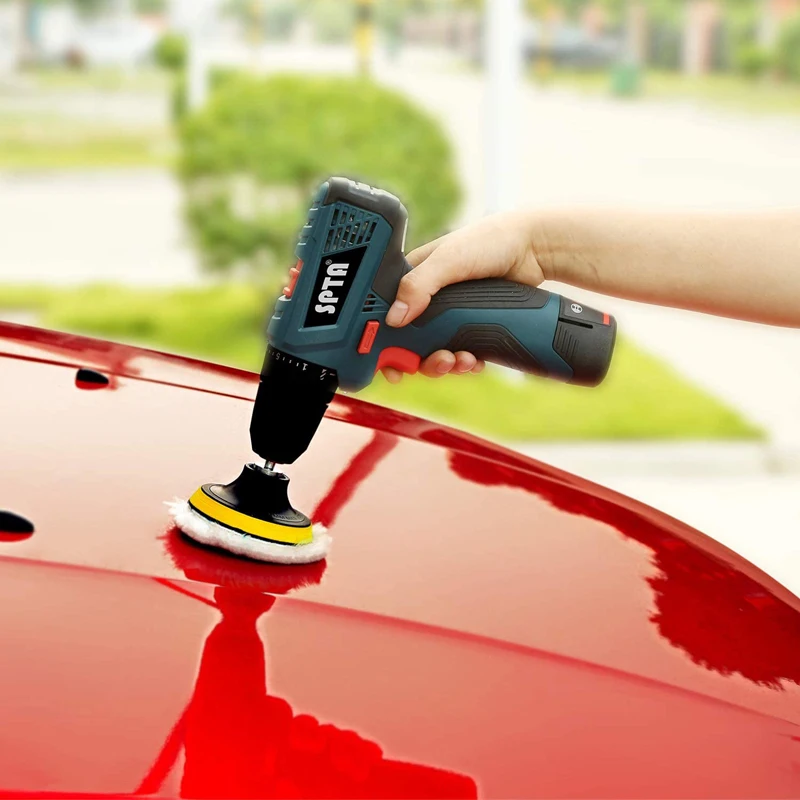 Universal Car Polish Pad 3/4/5inch For M10/M14 Soft Wool Machine Waxing Polisher Car Body Polishing Discs Cleaning Accessories