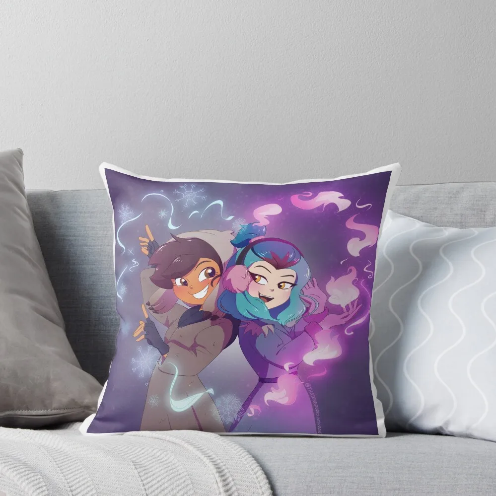 

Fire And Ice <3 Throw Pillow bed pillows pillow pillowcase