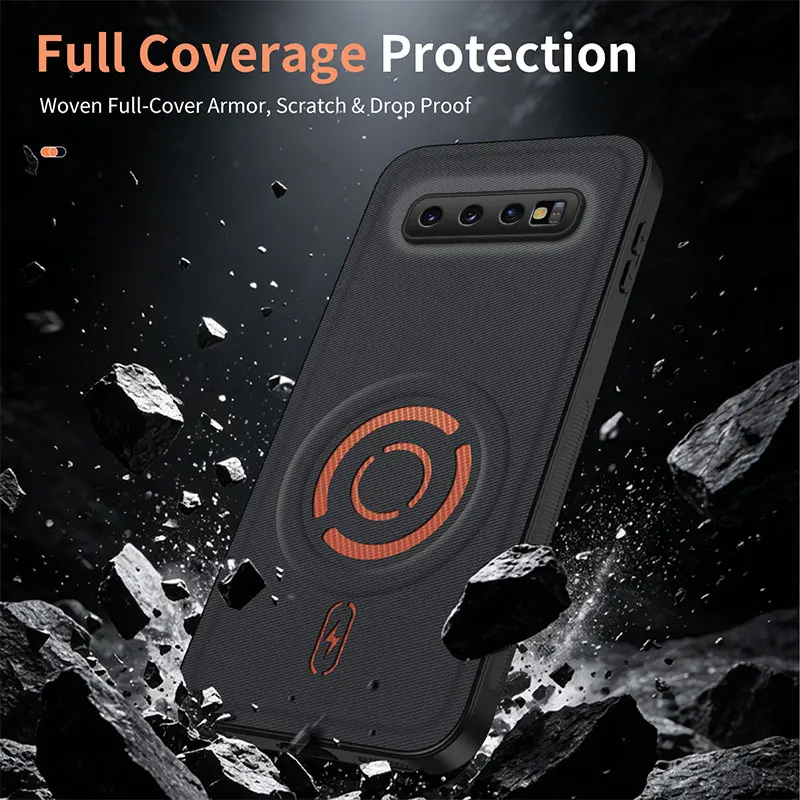 Luxury Magnetic Silicone Shockproof Protective Phone Case