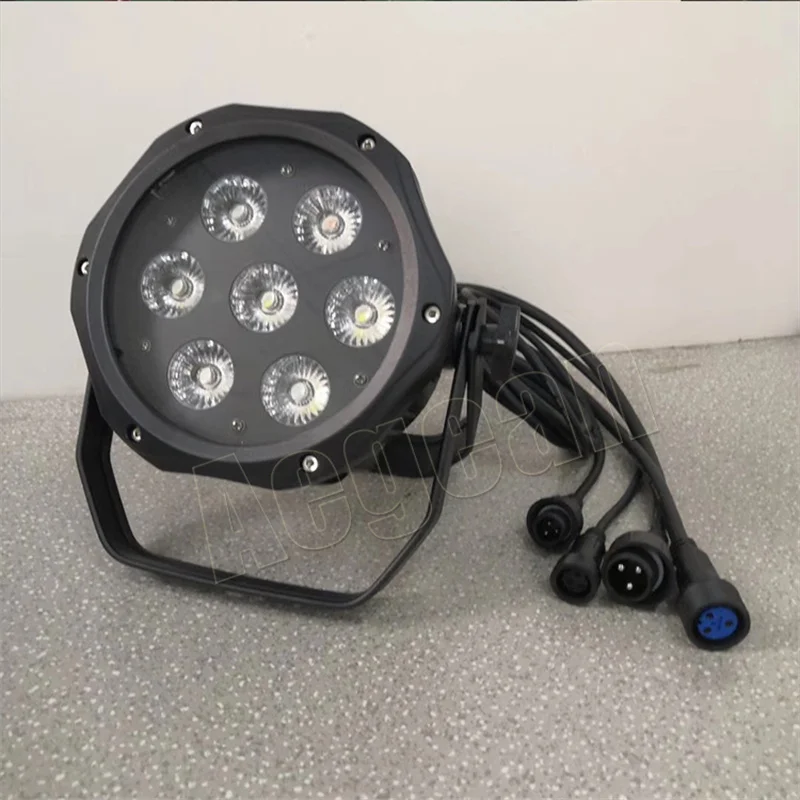 

High Intensity Professional 7x10w RGBW UV Led Flat Par Light Cast Aluminum LED Par Light For Disco Party