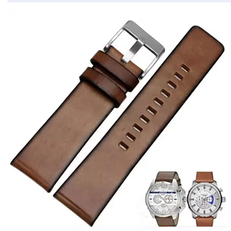 Vintage Retro Genuine Leather Watchband - High Quality Watch Strap Bracelet in Multiple Sizes