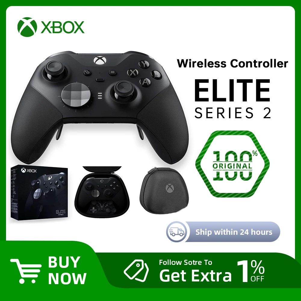 Microsoft Xbox Elite Series 2 Wireless Controller Black