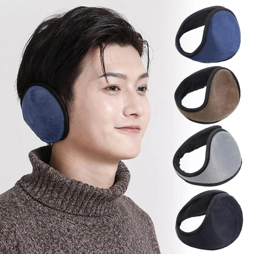 Unisex Headphones Earmuff Outdoor Cycling Ear Protector Winter Fleece Plush Earwarmers