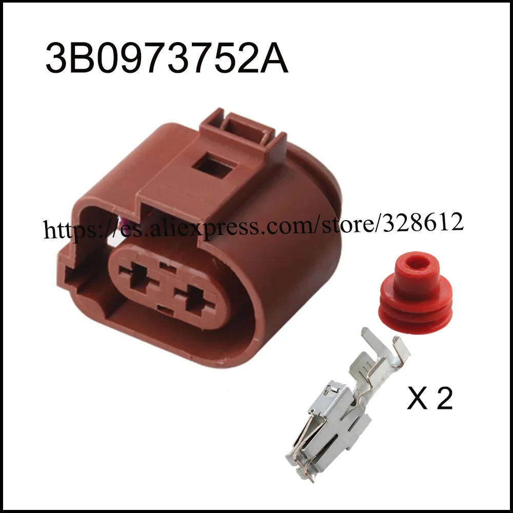 3B0973852A 3B0973752A car wire female cable Waterproof sheath 2 pin