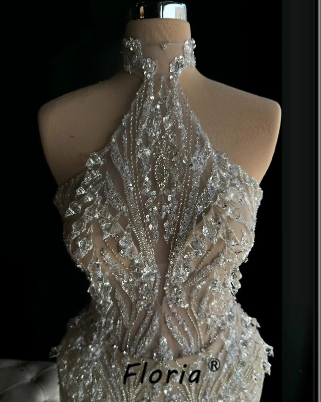 Cocktail Dress Chic Special Design Halter Beaded Short Crystal Stone Tassels Dubai Mini Prom Dresses vestidos de coquetel