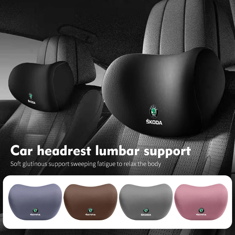 Seggiolino Auto Poggiatesta Cuscino Memory Foam Comfort Poggiatesta Per Skoda Rapid Mk3 Derivative Visions Yeti Scala Enyaq-Iv