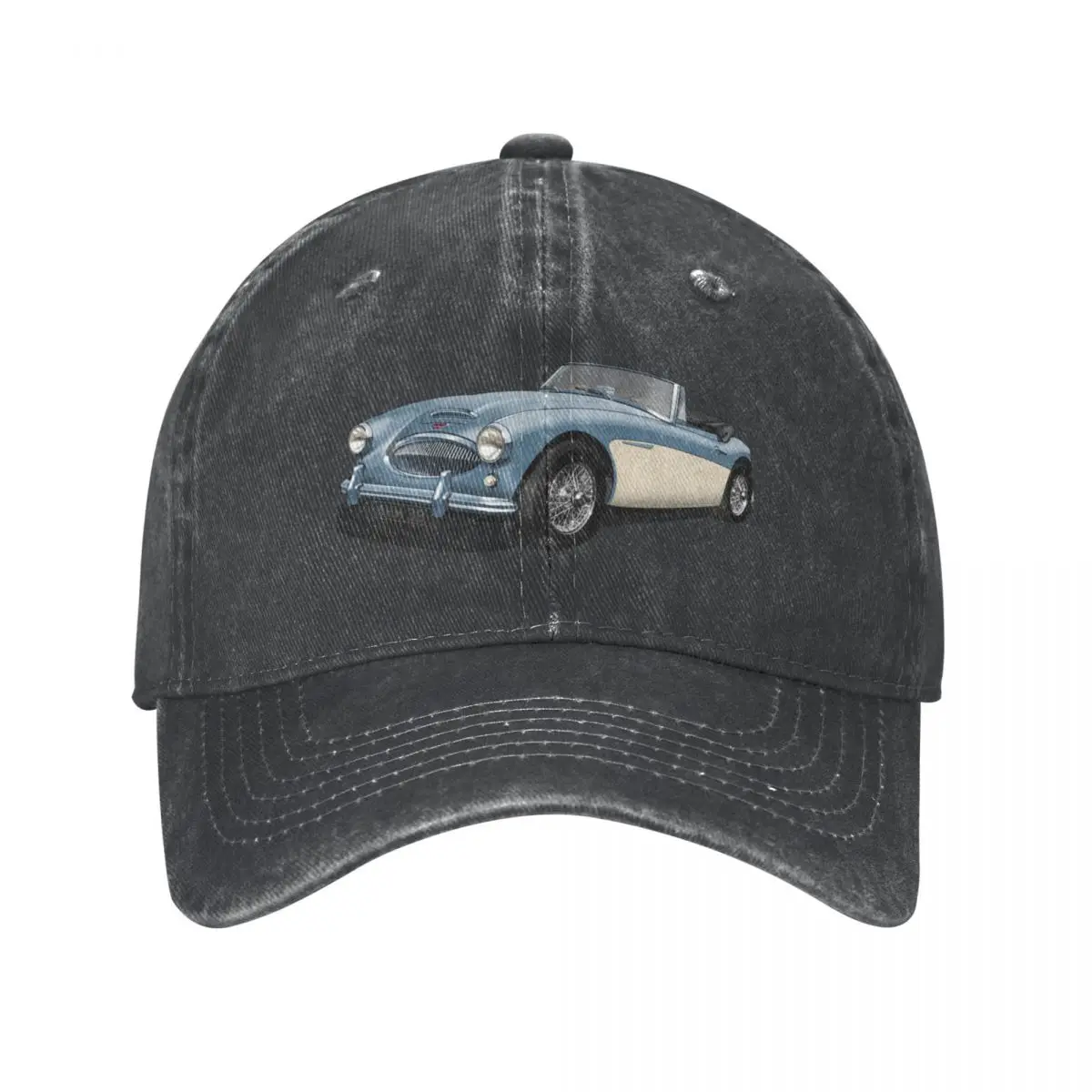 

Austin Healey 3000 Mk3 in Healey Blue and White Baseball Cap Trucker Cap |-F-| Hat Luxury Brand Hats Man Women'S