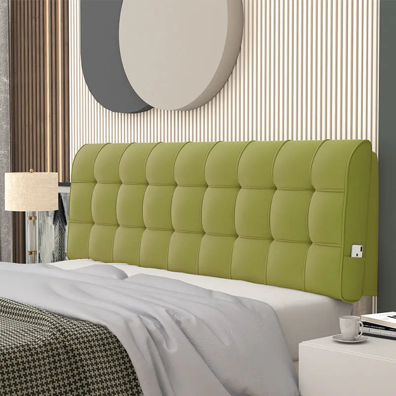 KingQueenSizeRemovableVelvetBedHeadCoverBedsideHeadboard