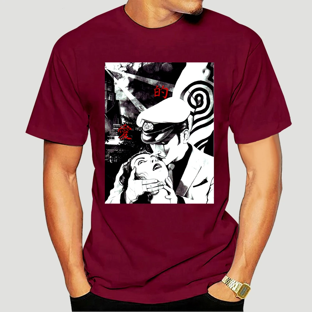 Eyeball Lick Suehiro Maruo Cult Japan Junji Ito Anime Manga Horror T Shirt Uomo T-Shirt Funny Tees Top 6879X