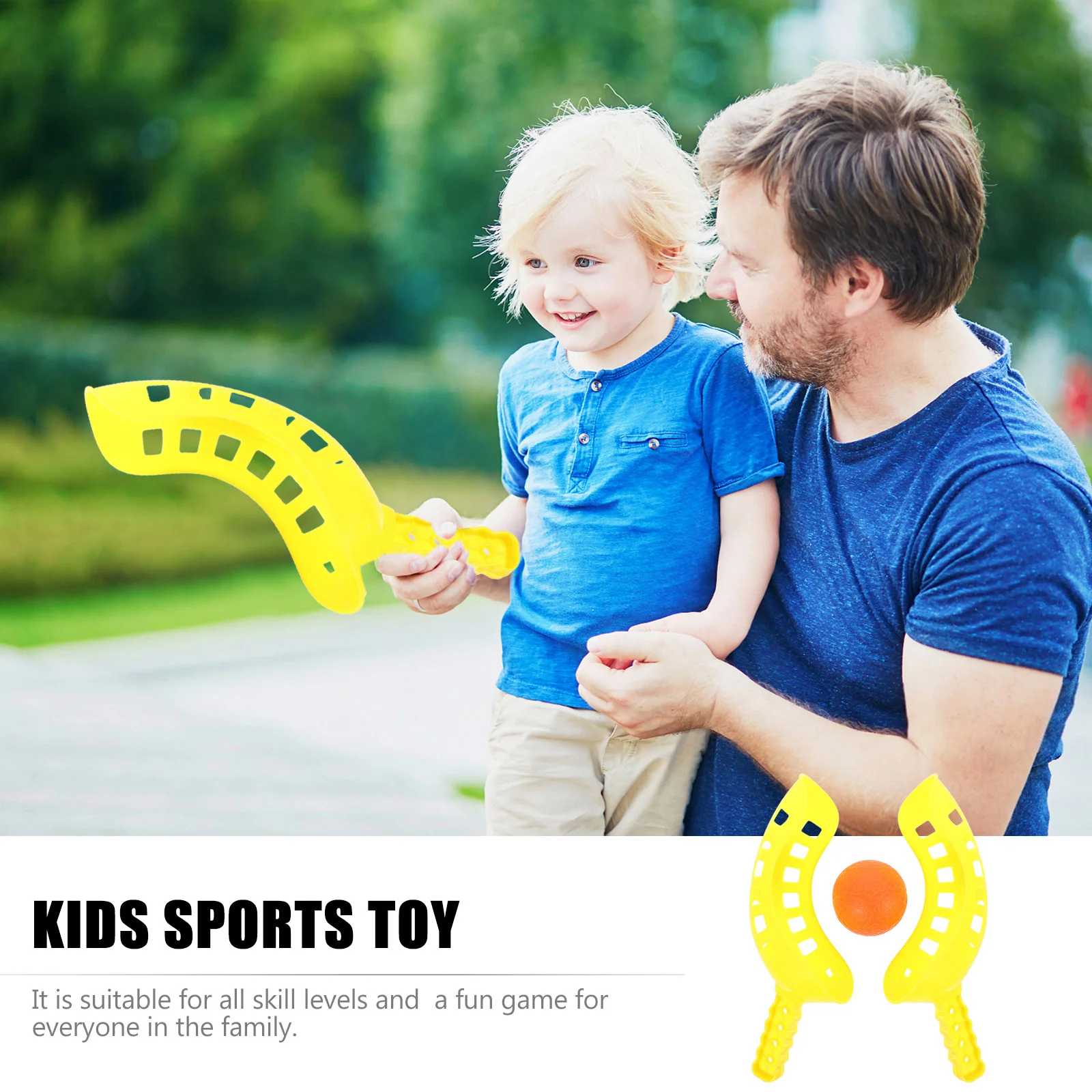 2 Sets Interactive Toss and Catch Funny Balls Tossing Toy Children Creative outside Kids Toys Game Abs Men Women 4