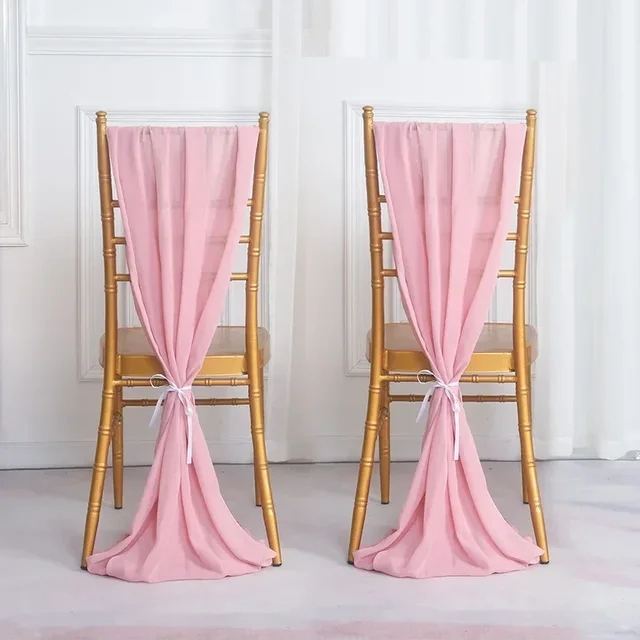 Ceinturage de Chaise en Mousseline de Soie, 30x270cm, 10 Pièces, Nministériels d, Ruban, Couverture de Nministériels d, Ceinture Arrière de Siège, Décor d'Hôtel, Banquet, Pays, Mariage, ix, Événement 5