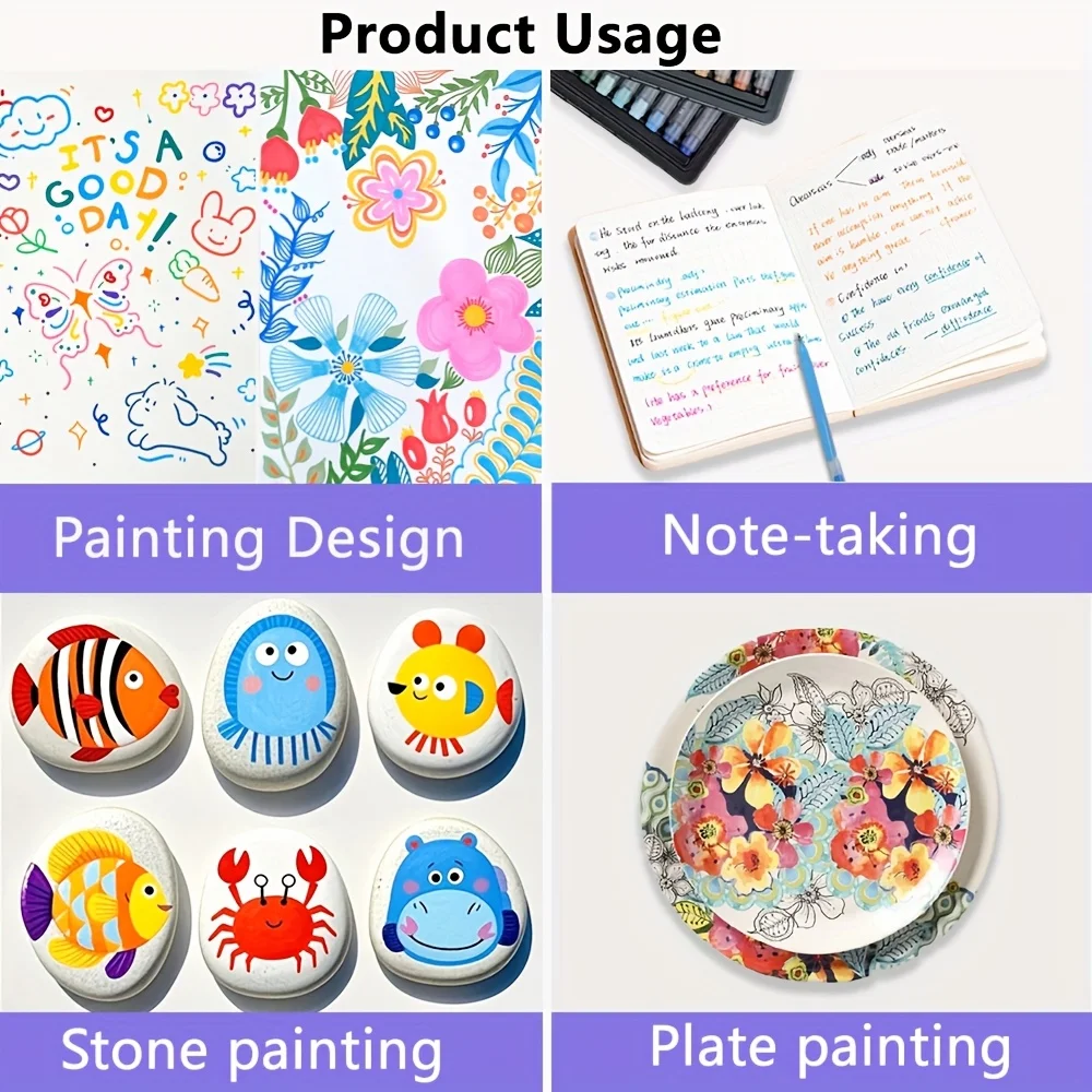 LANGUO 글리터 젤 펜 세트 1.0mm 36-90pcs 저널링을위한 높은 미적 예술 용품 DIY 페인팅 생일 크리스마스 선물