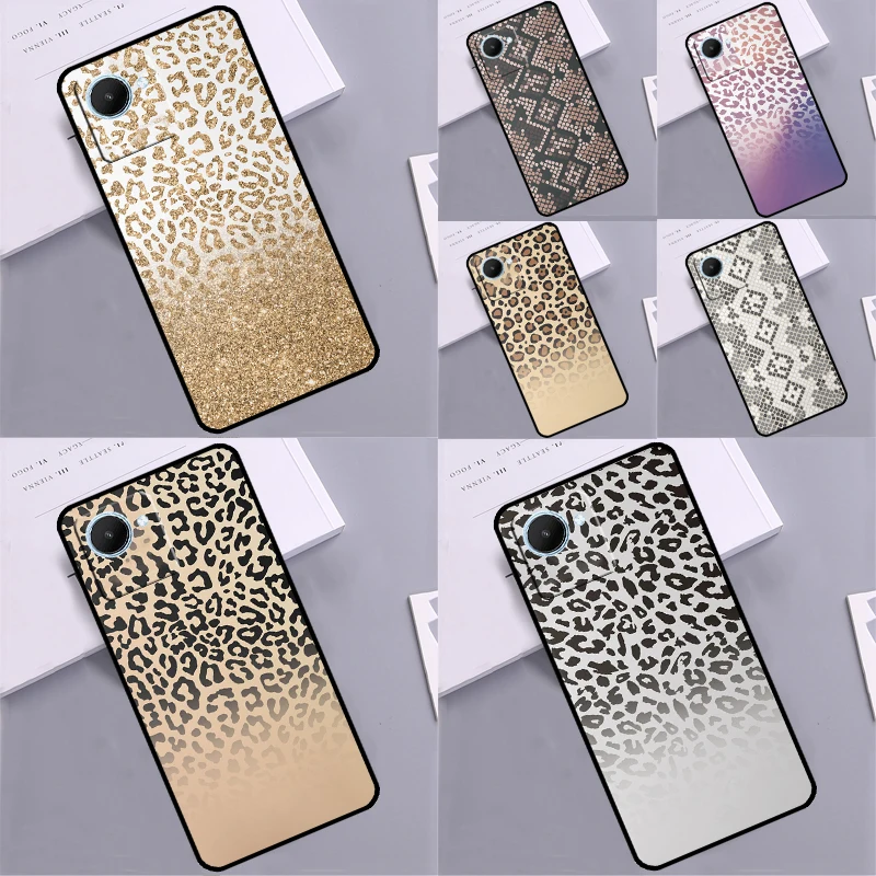Animal Print Ombre Tiger Snake Per Realme C55 C53 C35 C33 C31 C30 C25S C21Y C11 Gt Neo 3T 2T Gt Neo 5 10 11 Pro Plus Case