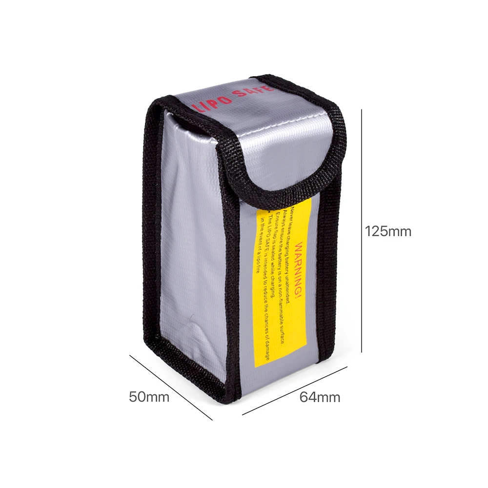 Sac de Batterie Lipo Ignifuge 185x75x60mm - Protection Anti-Explosion