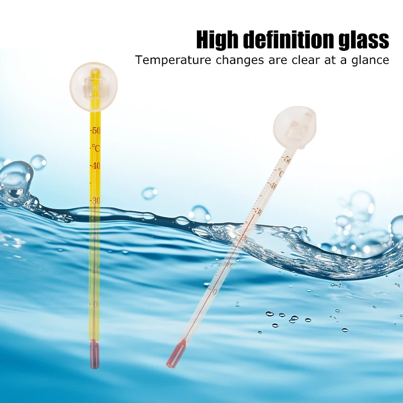 Digitales Aquarium-Thermometer mit Saugnapf, hängendes Fischthermometer für Aquarien, elektronisches LCD-Thermometer – Detail 3